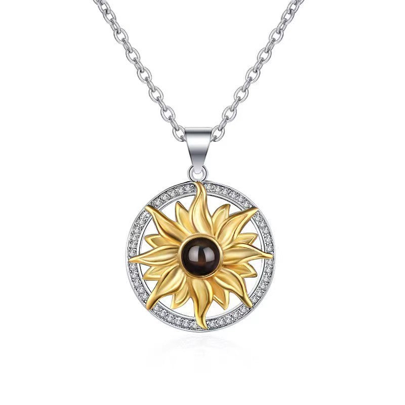 Zircon Sun Necklace