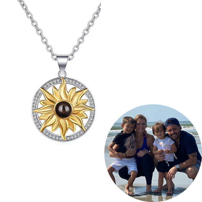 Zircon Sun Necklace