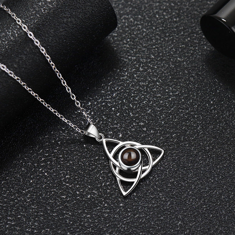 Silver Geometry Necklace