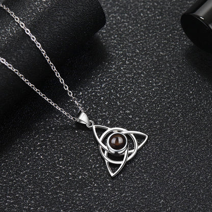 Silver Geometry Necklace