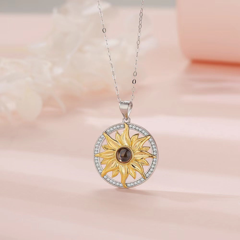 Zircon Sun Necklace