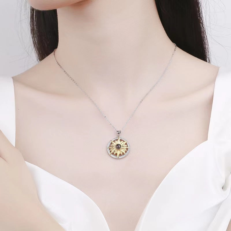 Zircon Sun Necklace