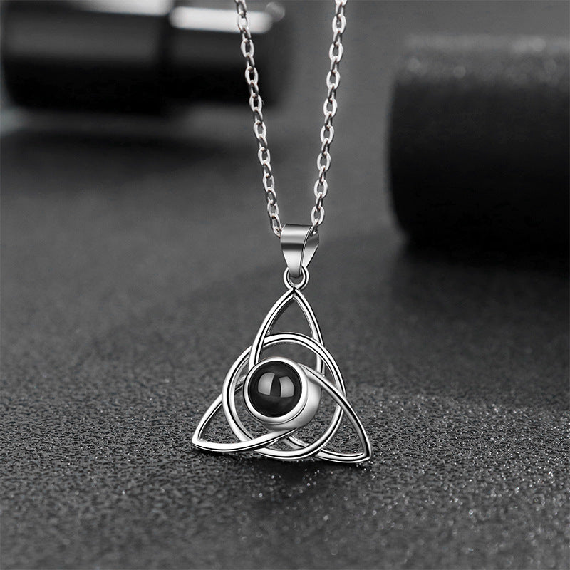 Silver Geometry Necklace