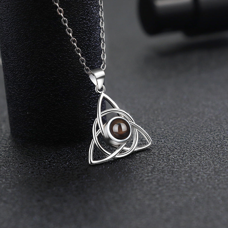 Silver Geometry Necklace