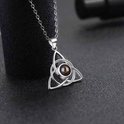 Silver Geometry Necklace