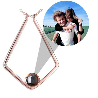 Diamond Frame Secret Necklace