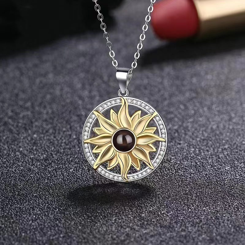 Zircon Sun Necklace